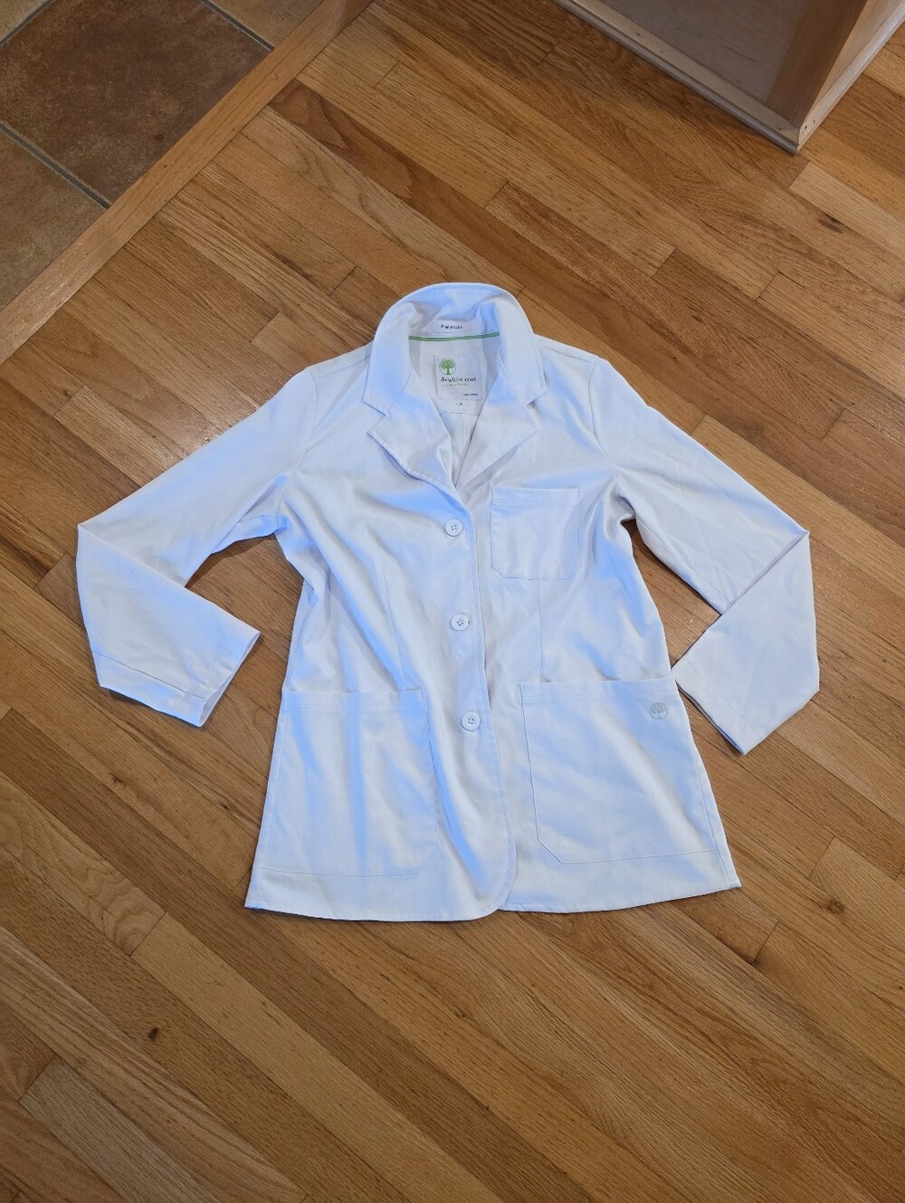 Healing Hands The Minimalist White Lab Coat